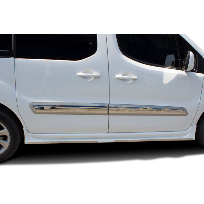 OMSA Peugeot Partner 2 Tepee Krom Yan Kapı Çıtası 4 Parça 2008-2018 Arası