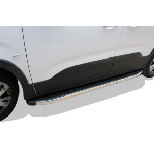 OMSA Peugeot Rifter Blackline Yan Basamak Krom Kısa Şase 2019 ve Sonrası