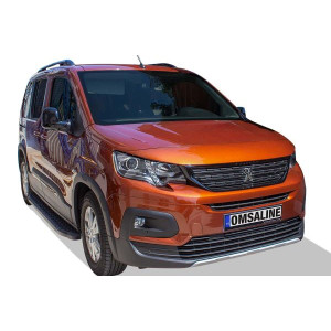 OMSA Peugeot Rifter Blackline Yan Basamak Siyah Kısa Şase 2019 ve Sonrası