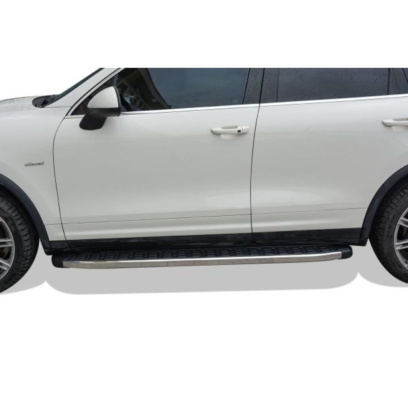 OMSA Porsche Cayanne Blackline Yan Basamak Krom 2010 ve Sonrası