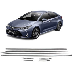 TOYOTA COROLA 2020 8 PARÇA ALT KROM CAM ÇITASI