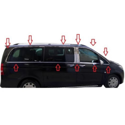 MERCEDES VİTO 24 PARÇA TAMTUR CAM ÇITASI