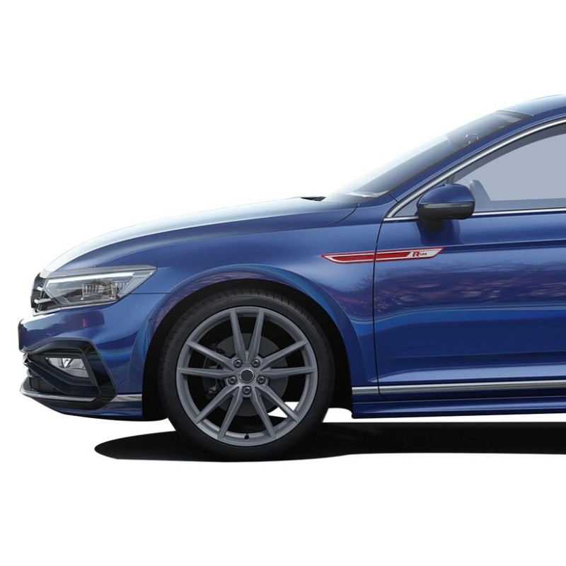OMSA VW Passat B8.5 R-line Krom Çamurluk Çıtası Kırmızı 4 Parça ABS 2019 ve Sonrası
