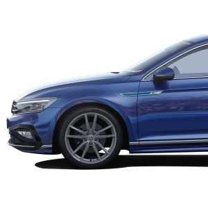 OMSA VW Passat B8.5 R-line Krom Çamurluk Çıtası Mavi 4 Parça ABS 2019 ve Sonrası