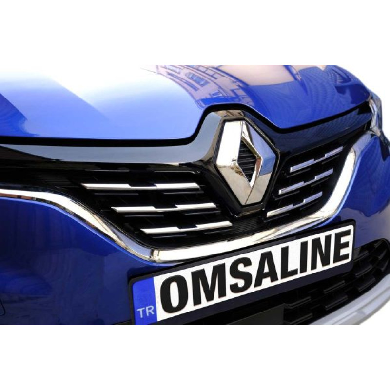OMSA Renault Captur 2 Krom Ön Panjur Çıtaları 6 Parça 2020 ve Sonrası