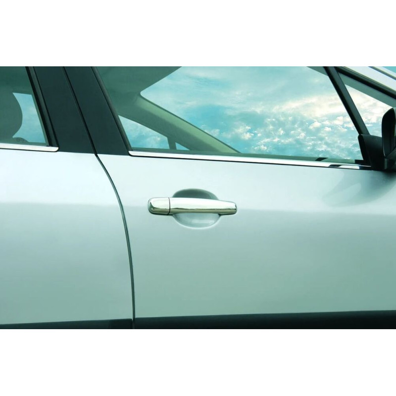 OMSA Renault Clio 3 HB Krom Cam Alt Çıtası 4 Parça 2006-2011 Arası