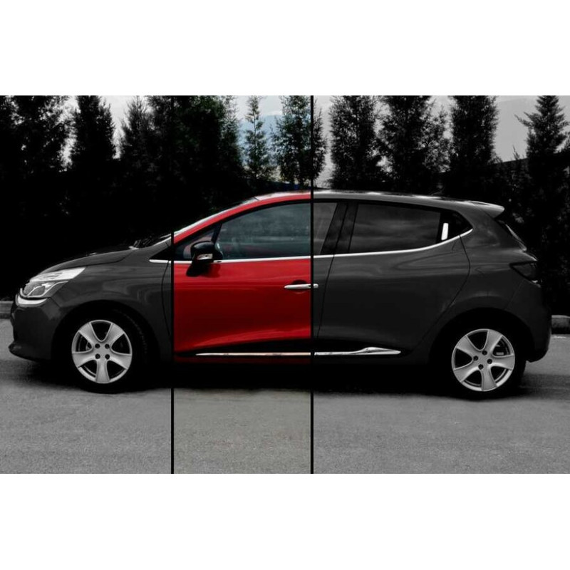 OMSA Renault Clio 4 HB Krom Cam Alt Çıtası 2012-2019 Arası