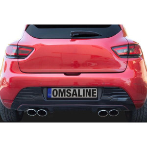 OMSA Renault Clio 4 Kırmızı Krom Bagaj Alt Çıtası 2012-2018 Arası