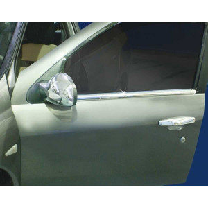 OMSA Renault Clio Symbol 2 SD Krom Cam Alt Çıtası 4 Parça 2009-2013 Arası