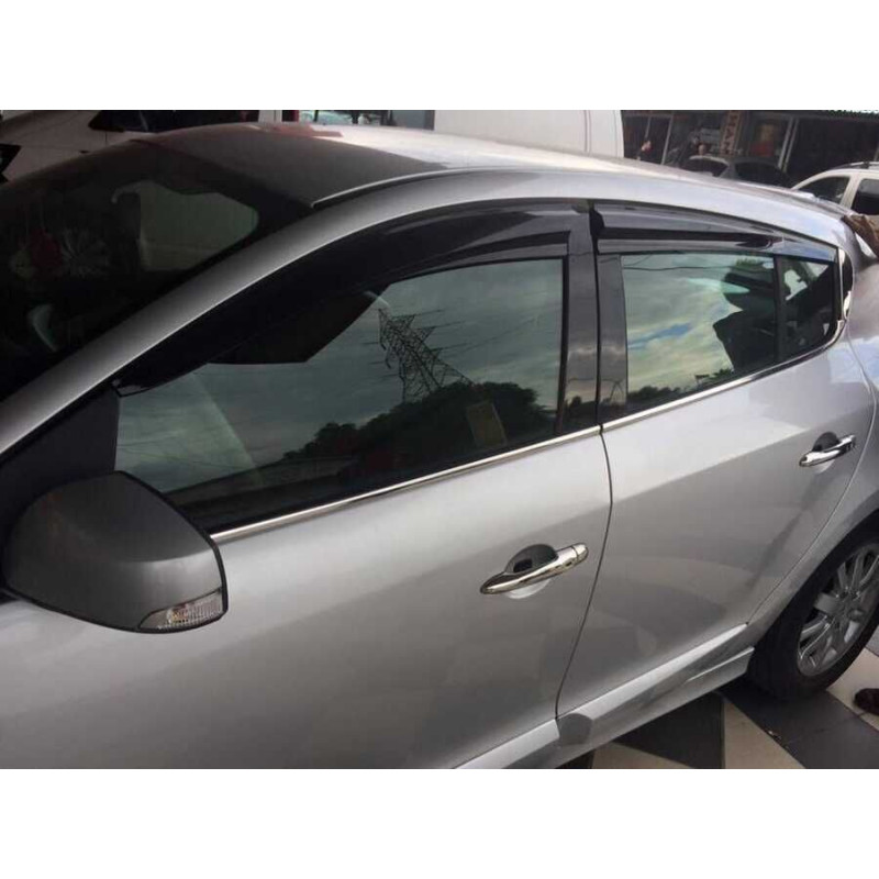 OMSA Renault Megane 3 HB Krom Cam Alt Çıtası 6 Parça 2008-2016 Arası