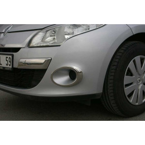 OMSA Renault Megane 3 Krom Sis Farı Çerçevesi 2 Parça 2010-2012 Arası