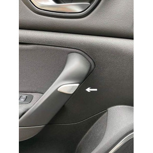 OMSA Renault Megane 4 HB Krom Kapı İçi Tutamak 2 Parça Taşlı 2016-2020 Arası