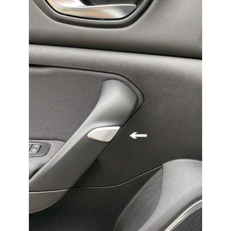 OMSA Renault Megane 4 Sedan Krom Kapı İçi Tutamak Taşlı 2 Parça 2016-2020 Arası