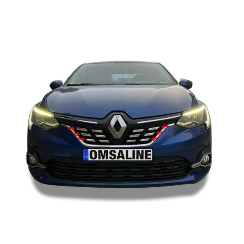 OMSA Renault Taliant Krom Ön Panjur 12 Parça 2021 ve Sonrası