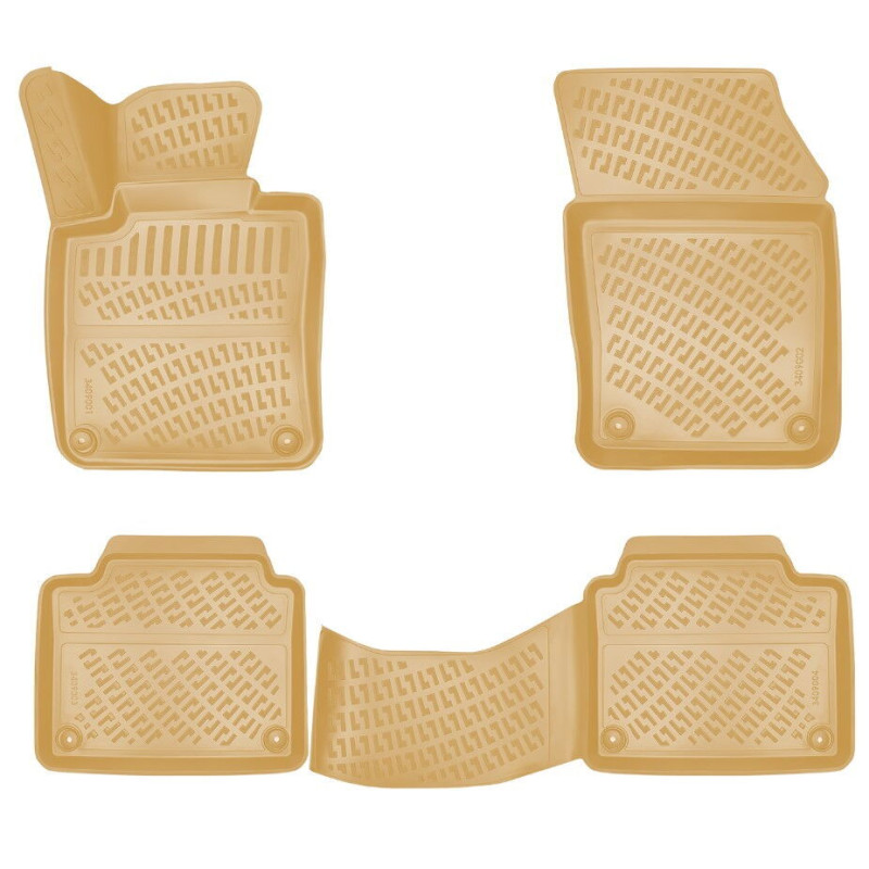 Rizline Volvo S90 2016 Sonrası Havuzlu Paspas | Bej Benzin & Dizel