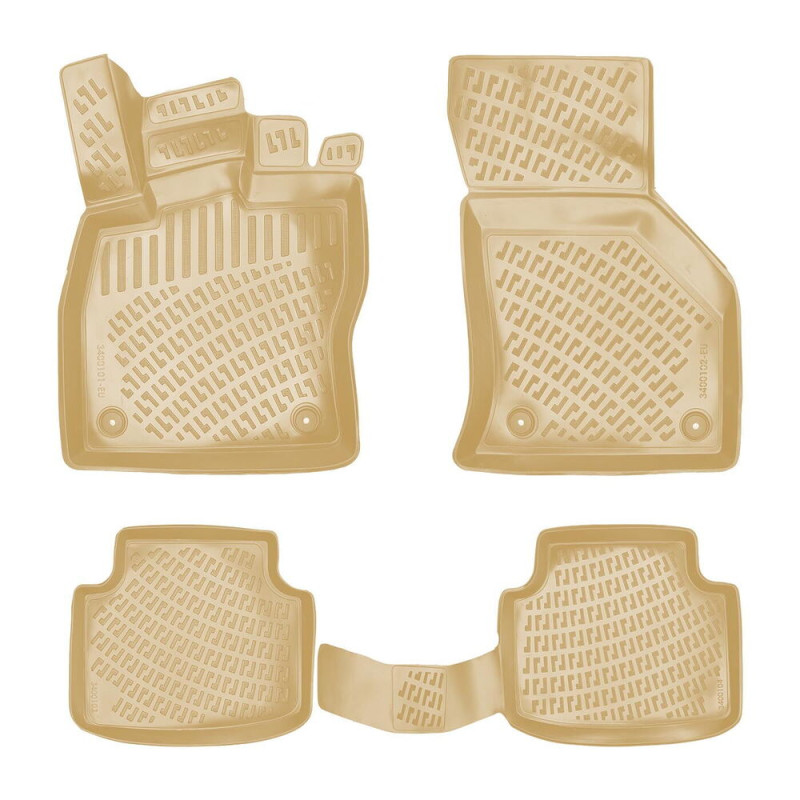 Rizline Volkswagen Passat B8 2015-2022 Havuzlu Paspas Bej