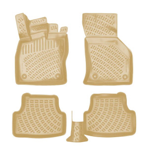 Rizline Seat Leon 2012-2020 Havuzlu Paspas | Bej