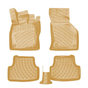 Rizline Seat Ateca 2016 Sonrası Havuzlu Paspas Bej