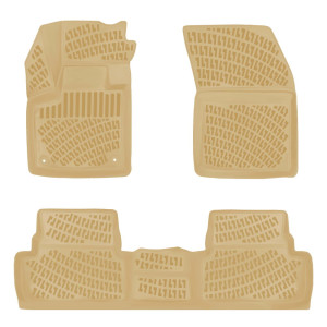 Rizline Peugeot 3008 2016-2023 Havuzlu Paspas Bej