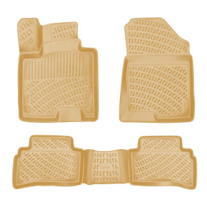 Rizline Kia Sportage 2022 Sonrası Havuzlu Paspas | Bej Cool-Elegance Konfor-Prestige