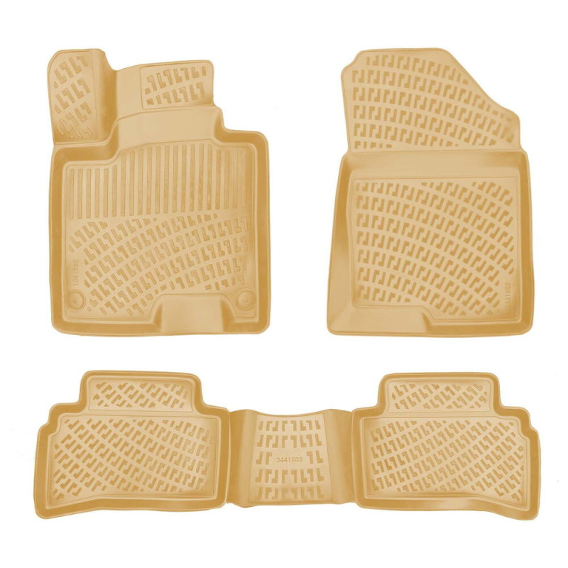 Rizline Kia Sportage 2022 Sonrası Havuzlu Paspas | Bej Cool-Elegance Konfor-Prestige