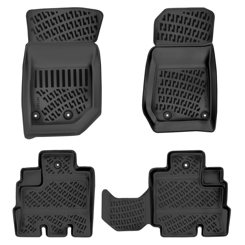 Rizline Jeep Wrangler JK 4 Kapı 2006-2018 Havuzlu Paspas