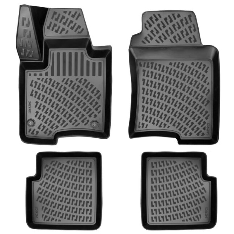 Rizline Fiat Panda Hibrit 2020 Sonrası Havuzlu Paspas