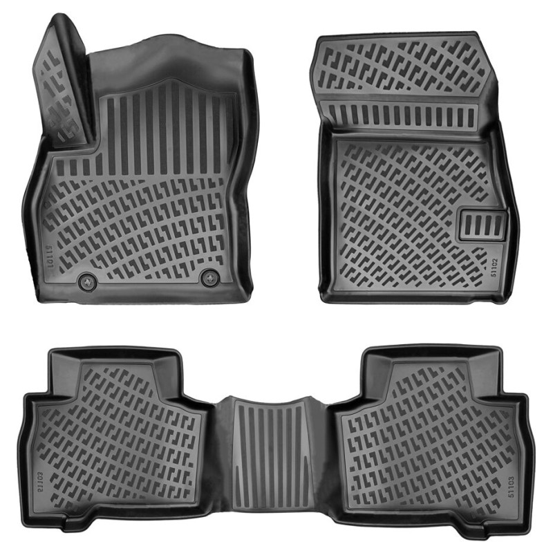 Rizline Fiat Fiorino Dizel 2020 Sonrası Havuzlu Paspas