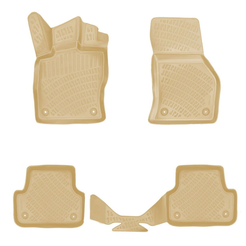 Rizline Audi A3 2013-2020 Havuzlu Paspas Bej