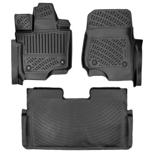 Rizline Ford F-150 2015 Sonrası Havuzlu Paspas | Super Crew/Halı Zemin/Konsollu USA