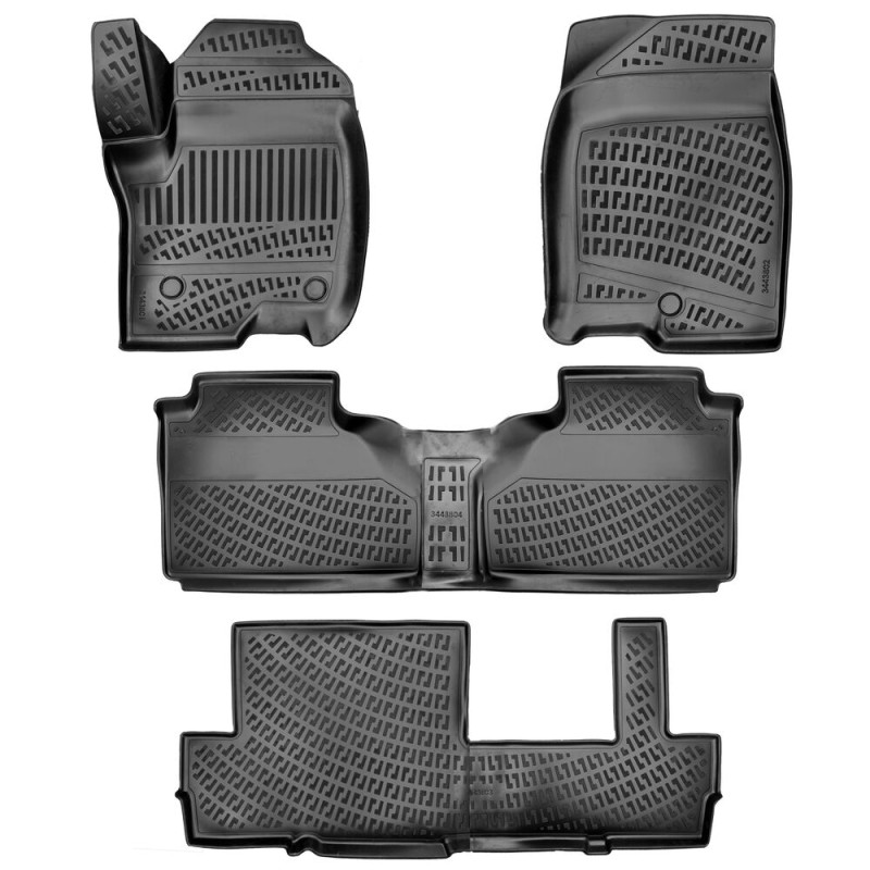 Rizline GMC Denali XL/Yukon Denali XL Bench Seating 8 Koltuklu 2021 Sonrası Havuzlu Paspas