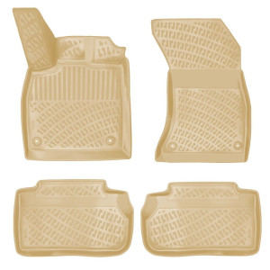 Rizline Audi Q5 Sportback 2020 Sonrası Havuzlu Paspas | Bej