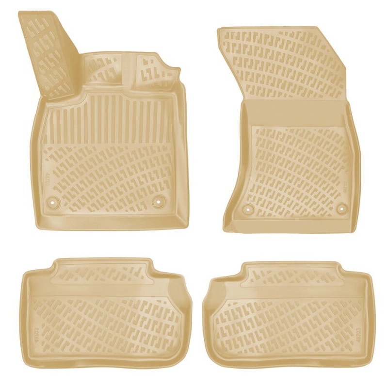 Rizline Audi Q5 Sportback 2020 Sonrası Havuzlu Paspas | Bej