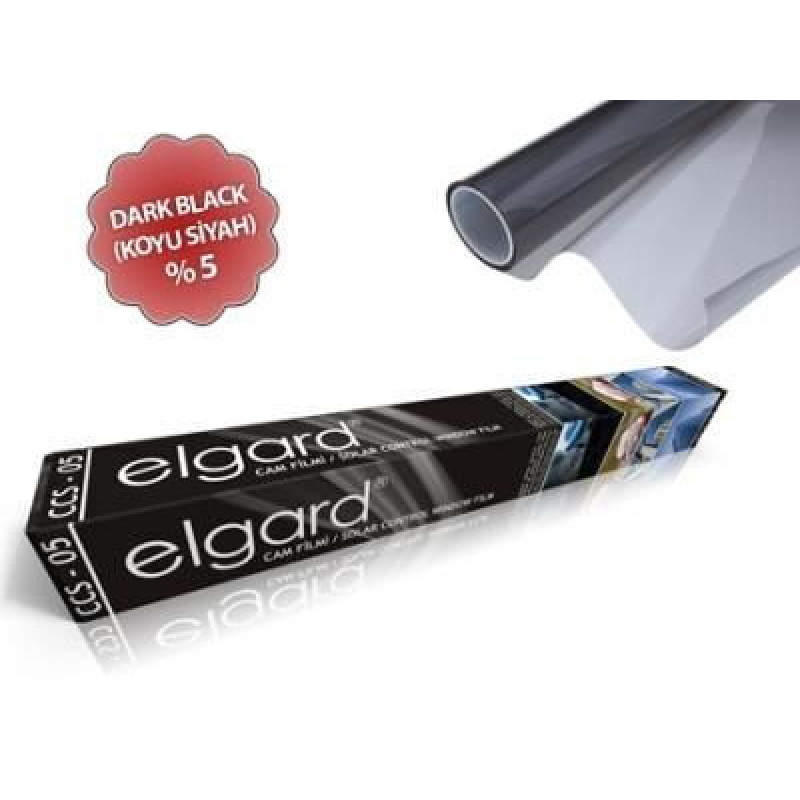 Elgard CCS-05 50cm x 6m Koyu Siyah Çizilmez Cam Filmi
