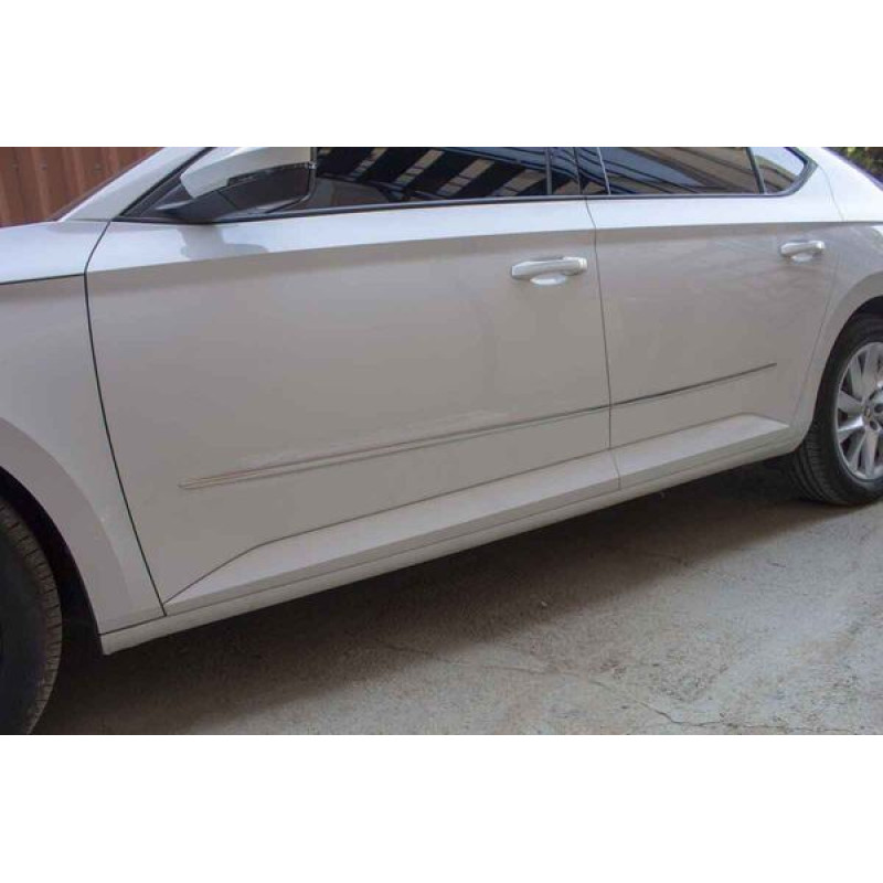 OMSA Skoda Superb 2 SD B6 Krom Yan Kapı Çıtası 4 Parça 2015-2023 Arası