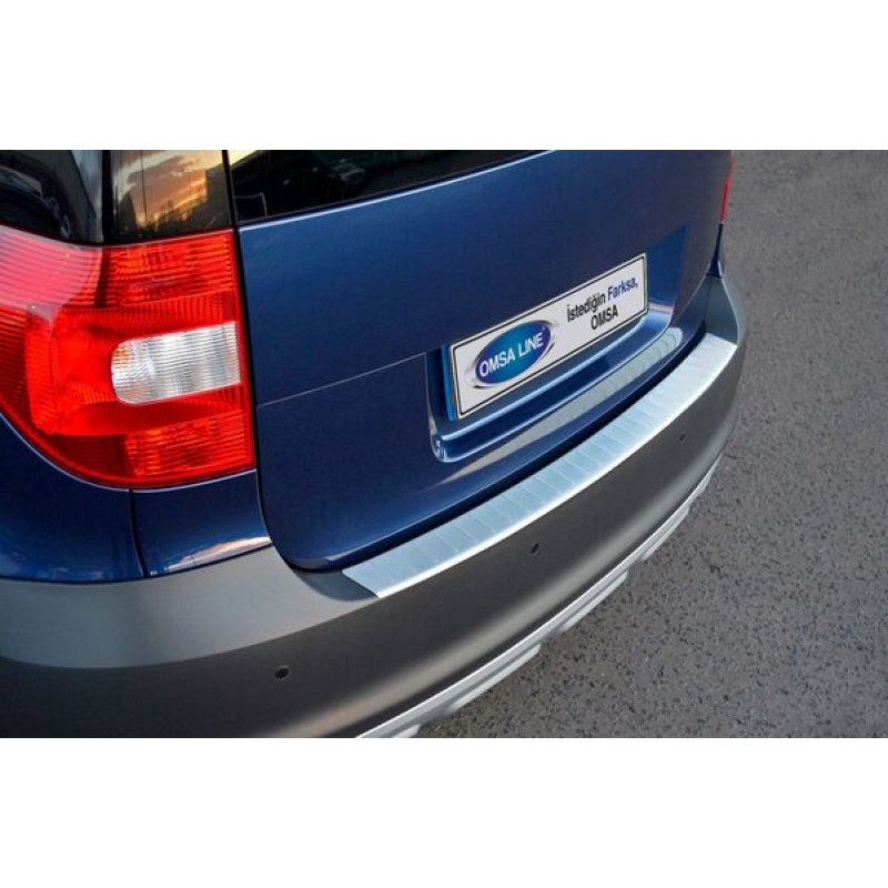OMSA Skoda Yeti Krom Arka Tampon Eşiği Taşlı 2009-2013 Arası