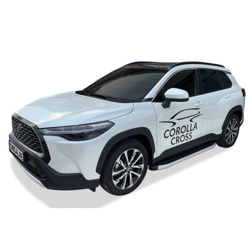 OMSA Toyota Corolla Cross Blackline Yan Basamak Alüminyum 2022 ve Sonrası