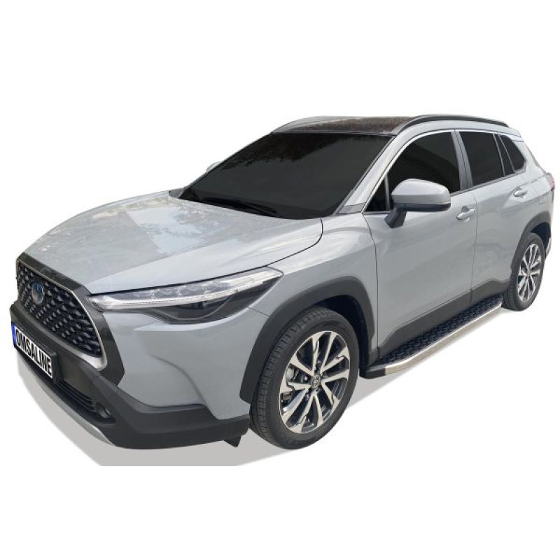 OMSA Toyota Corolla Cross Blackline Yan Basamak Krom 2022 ve Sonrası