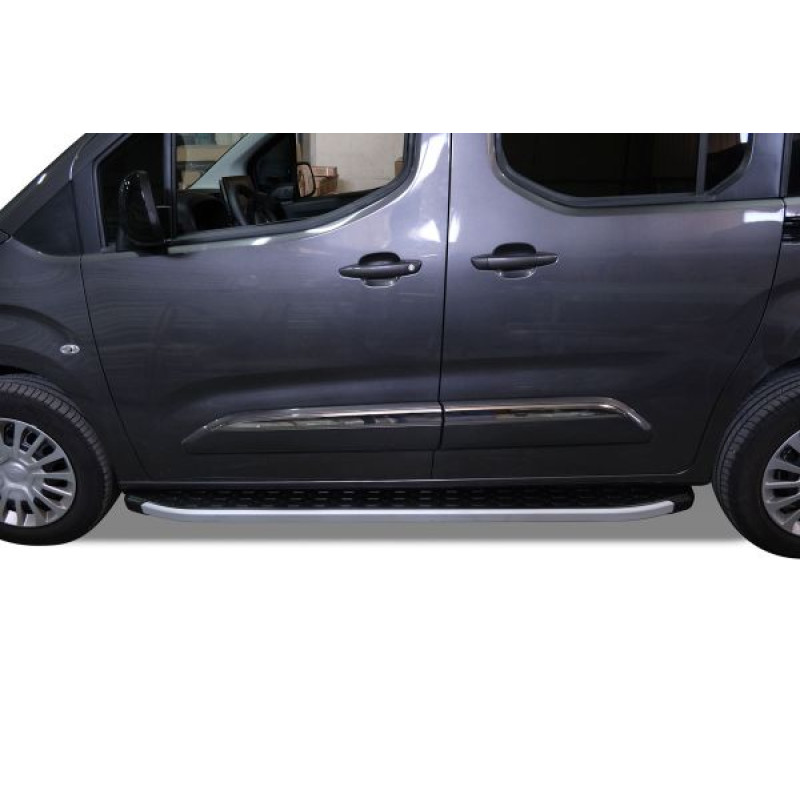 OMSA Toyota Proace City Blackline Yan Basamak Alüminyum 2019 ve Sonrası