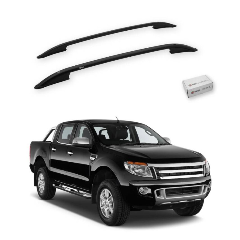 Turtle Ford Ranger (T6-P375/Px) 2011-2022 Tavan Çıtası Crown Siyah