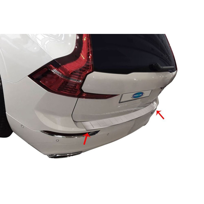 OMSA Volvo XC60 Krom Arka Tampon Eşiği Taşlı 2017 ve Sonrası