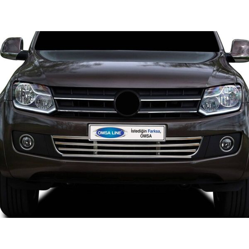 OMSA VW Amarok Krom Ön Panjur 4 Parça Dar Model 2010-2016 Arası
