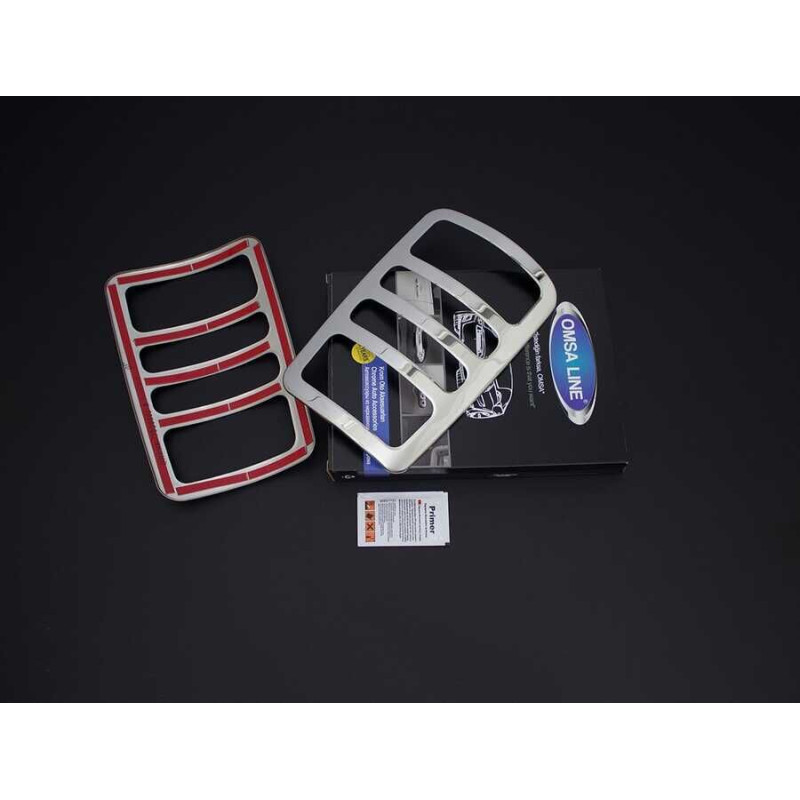 OMSA VW Caddy Krom Stop Çerçevesi 2 Parça 2010-2014 Arası