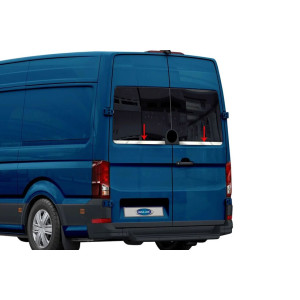 OMSA VW Crafter Krom Arka Cam Alt Çıtası 2 Parça (Çift Kapı) 2017 ve Sonrası