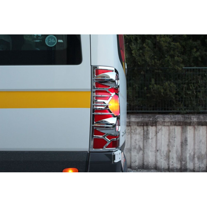 OMSA VW Crafter Krom Stop Çerçevesi 2 Parça Abs 2006-2017 Arası