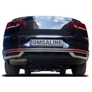 OMSA VW Passat B8 Krom Arka Tampon Çıtası 3 Parça 2015-2019 Arası