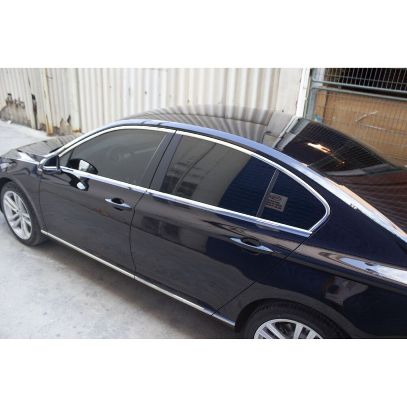 OMSA VW Passat B8 Krom Cam Çerçevesi 8 Parça 2015 Sonrası