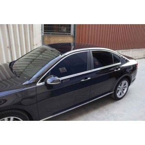 OMSA VW Passat B8 Krom Cam Çerçevesi 8 Parça 2015 Sonrası
