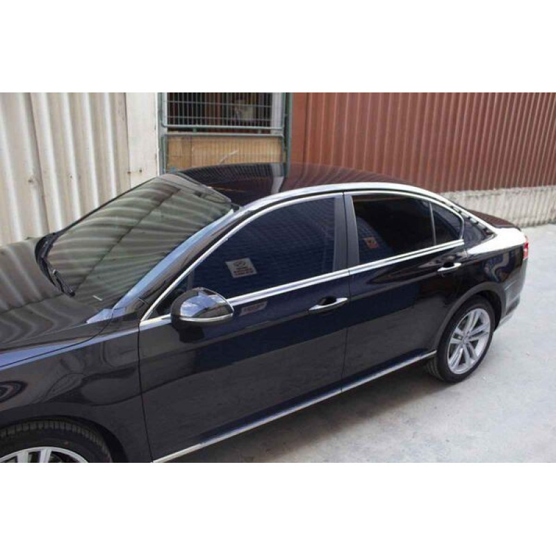 OMSA VW Passat B8 Krom Cam Çerçevesi 8 Parça 2015 Sonrası