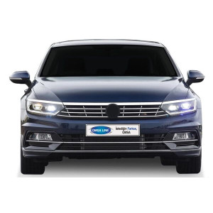 OMSA VW Passat B8 Krom Far Üstü Çıta 3 Parça 2015-2019 Arası